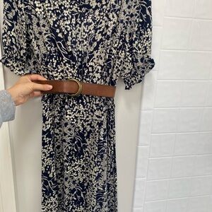 Ba&sh Navy Dress (belt not included)